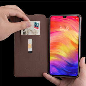 MOFI Shockproof PU Leather Flip Card Slot With Stand Full Body Protective Case For Xiaomi Redmi 7/ Redmi Y3
