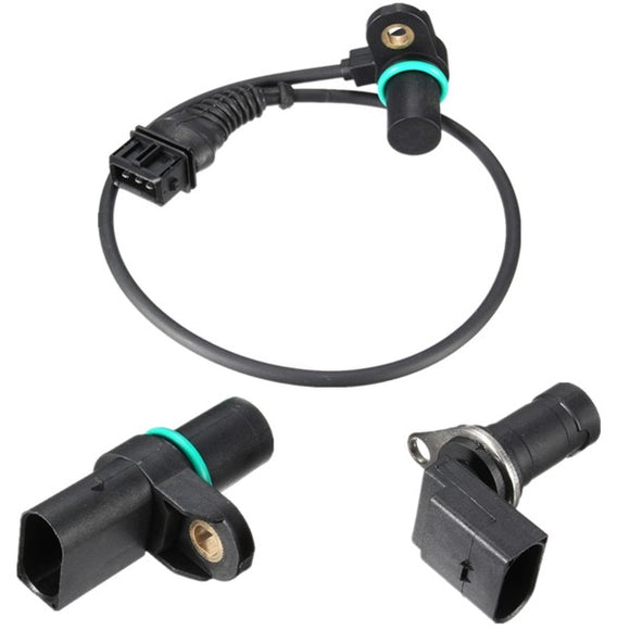 Intake Exhaust Cam Cam Shaft Crankshaft Position Sensor Set For BMW Replacement