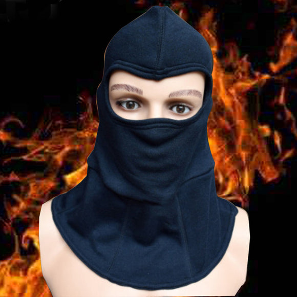 Fire Insulation Safety Work Helmet Flame Retardant Knitted Fabric Headgear High Temperature Working Head Face Protection