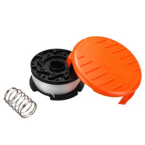 30 Inch Trimmer Line With Replacement Spool Cap Cover / Spring For BLACK/DECKER String Trimmers