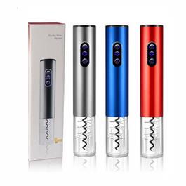 Loskii KC-40 Electric Wine Bottle Opener Automatic Cordless Wine Opener with Foil Cutter and Vacuum