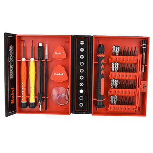 Kaisi KS-3801 38 in 1 Precision Screwdriver Set Kit Bits Chrome Vanadium Steel  S2 Phone Pry Opening