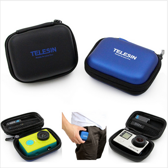 TELESIN Mini Protective Camera Case Bag For GoPro 4 3 3 2 1 Plus Xiaomi Yi Camera