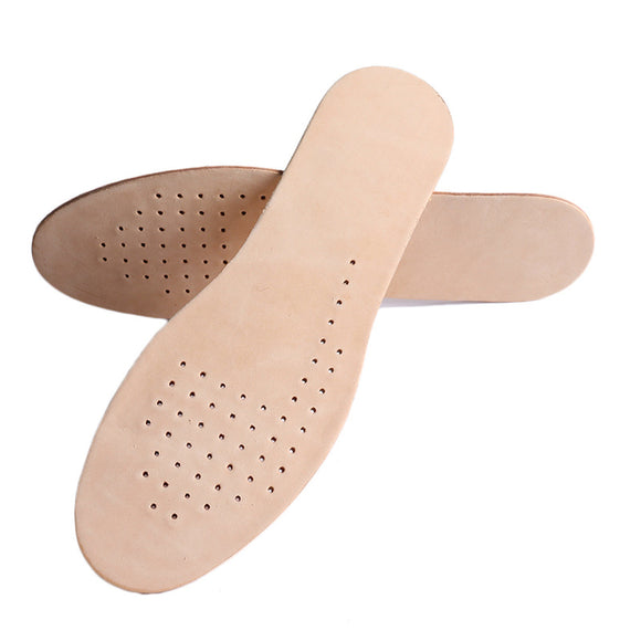 Genuine Leather Cutting Insoles Smooth The Sense Of Neps Comfortable Feet