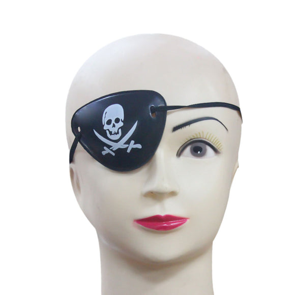 Halloween Pirate Eye Patch Costumes Pirates of The Caribbean A Masquerade Accessories Cyclops Goggle