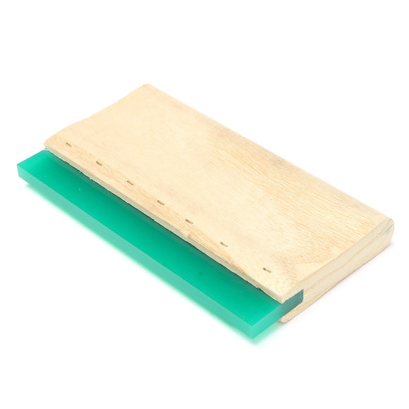 Silk Screen Printing Squeegee Ink Olily Flat Scaper Scratch Board Tools 8Inch