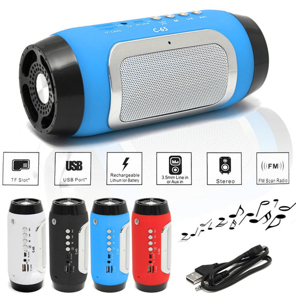 Portable Mini Wireless Stereo Bluetooth Speaker For iPhone Tablet PC