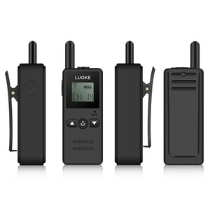 KALAOD V-8 Mini Walkie Talkie Intercom 16 Channel 400-470MHz FM Transceiver One Way Radio For Hotel