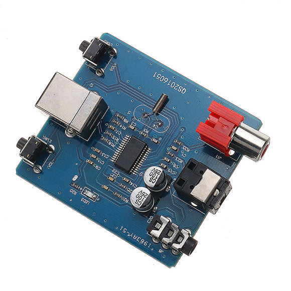 DAC Decoder PCM2704 USB To S/PDIF Sound Card Board 3.5mm Analog Output Coaxial HiFi Module