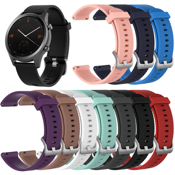 Bakeey 20mm Watch Band Universal Silicone Grain Replacement for Smart Watch