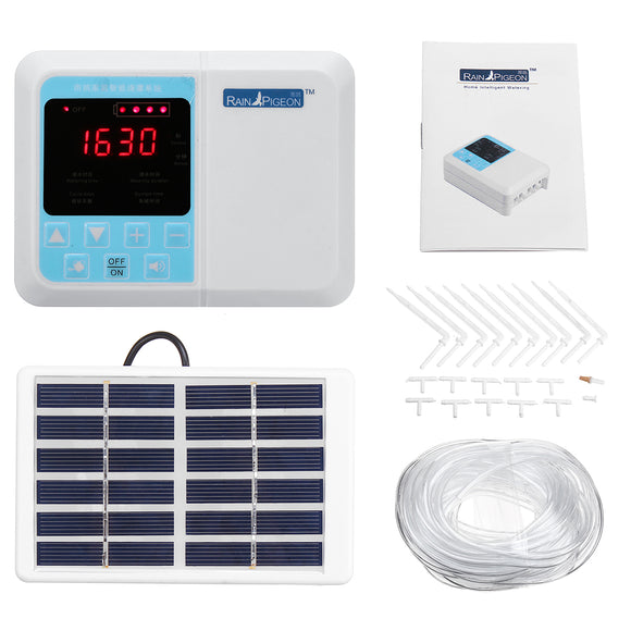 Solar Smart Timing Automatic Watering System Intelligent Drip Irrigation Seepage Timer Kit