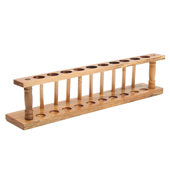 21mm Wooden Laboratory Test Tube Rack 10 Holes