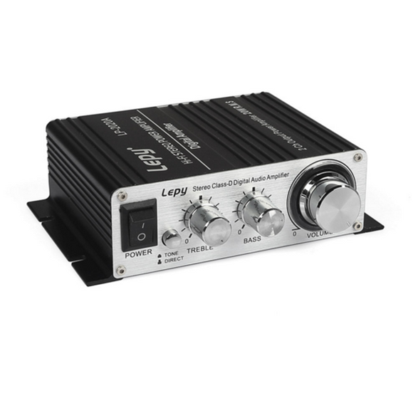 Lepy LP-2020A Hi-Fi 2 Ch Output Power Amplifier Speakers Car stereo Digital AMP