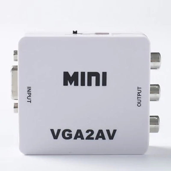 Mini VGA to AV HD Adapter
