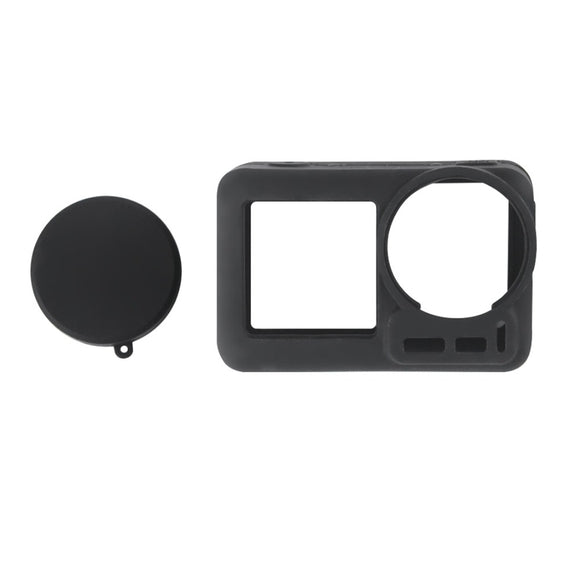 PULUZ PU330B Protective Housing Case with Lens Cover Cap for DJI Osmo Action Sports Camera