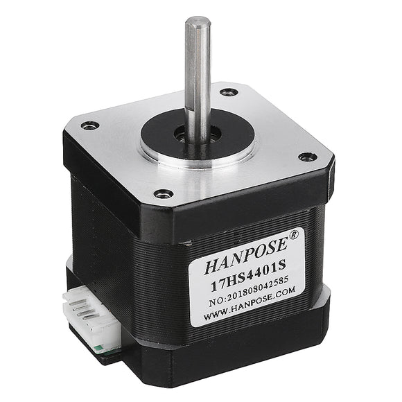 HANPOSE 17HS4401-S 40mm Nema 17 Stepper Motor 42 Motor 42BYGH 1.7A 40N.cm 4-lead Motor for 3D printer CNC Laser