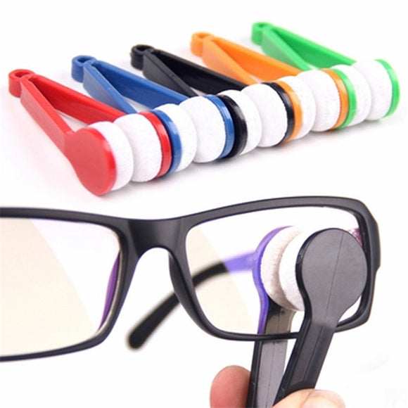 Microfiber Mini Sun Glasses Eyeglass Clean Brush Cleaner Cleaning Brush