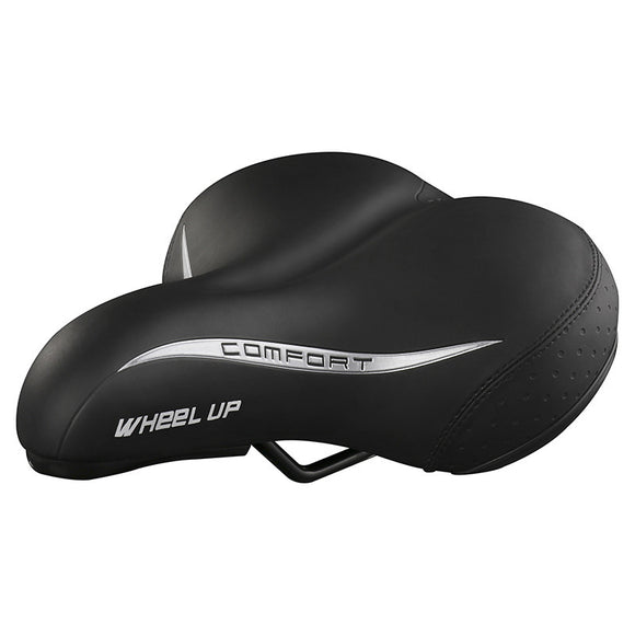 WHEEL UP MTB Bike Seat Cushion Breathable Comfort Soft Bike Saddle Gel Leather Pad