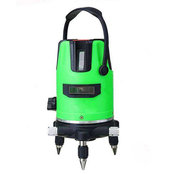 3D Green 2/5 Line Laser Level 360 Rotary Self Leveling Horizontal Vertical Tool