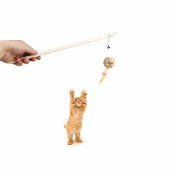 Great Kitten Play Interactive Fun Toy Cat Teaser Funny Pet Cat Toys