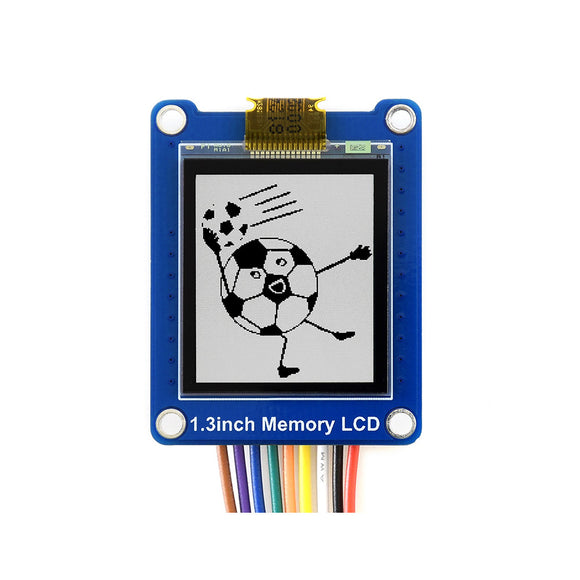 Waveshare 1.3 inch Black and White Memory SPI LCD Display with Internal Memory 144x168 For STM32
