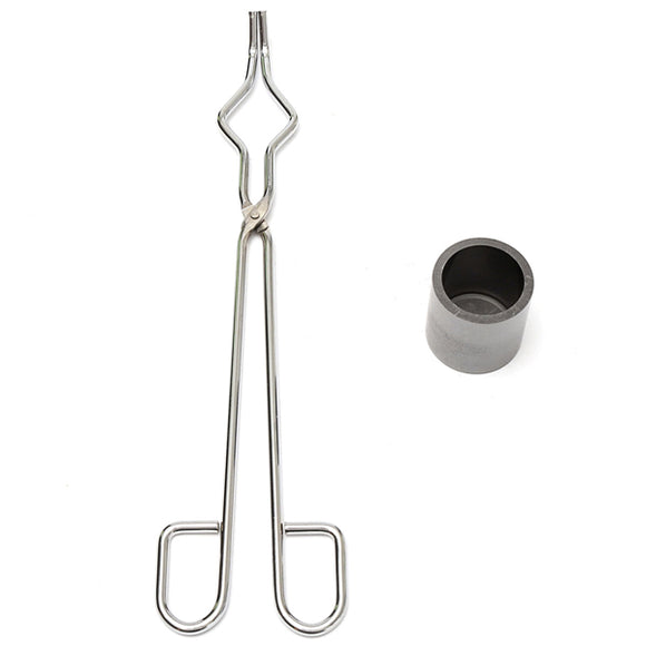 58mL 5050mm Gold Graphite Crucible with 35cm Tong Melting kit 2pcs/set