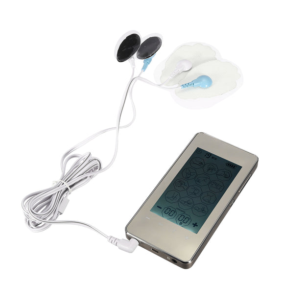 Electronic Muscle Stimulator Rechargeable Pain Comfortable Electric Massager With Pads