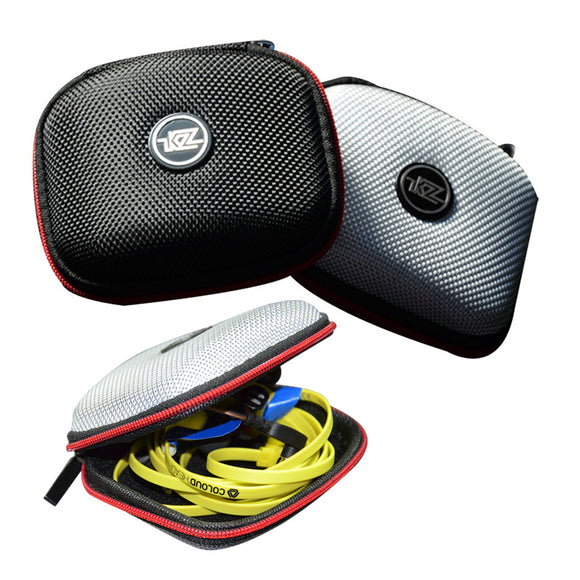 KZ Portable Earphone Bag EVA Zipper Protective Storage Bag for Earphone Cable Charger Momery Card