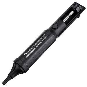 Pro'skit 8PK-366NA High Suction Anti-Static 2-Ring Airtight Suction Soldering Tin Pen Desoldering Pump Tin Solder Pump Welding Tool