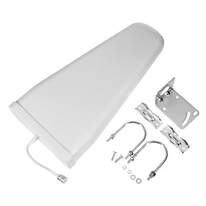 9/ 10dBi High Gain 800-2500mhz Outdoor LPDA Yagi Antenna for Cell Phone Signal Booster Repeater Amplifier 3G 4G CDMA GSM DCS PCS