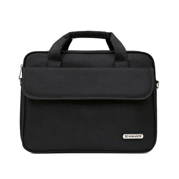 15.6 Inches Portable Laptop Computer Bag Shoulder Messenger Briefcase Carrying Handle Zipper Bag Multifunctional briefcase