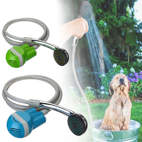 IPRee Portable USB Shower Water Pump Rechargeable Nozzle Handheld Camp Travel Outdoor Kit