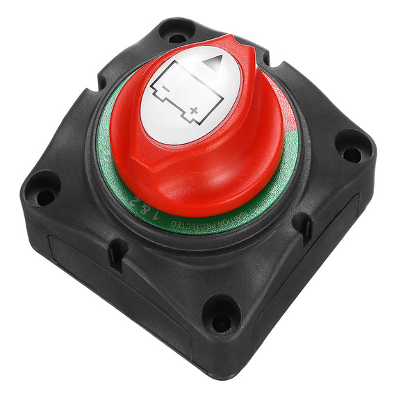 Battery Selector Switch 12V-48V 300A Battery Disconnect Switch Master Isolator Switches