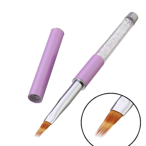 Sawtooth Acrylic Nail Art UV Gel Brush Nylon Hair DIY Design Manicure Tool Painting Drawing