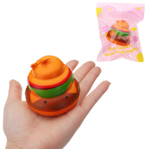 Squishy Burger Poo Slow Rising Scented Cartoon Bun Gift Decor Collection