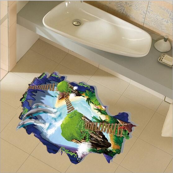 Miico 3D Creative PVC Wall Stickers Home Decor Mural Art Removable Wonderful View Decor Sticker