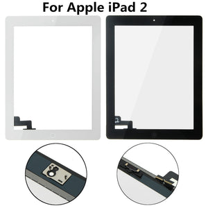 Touch Screen Digitizer Glass Replacement With Buttons For iPad 2