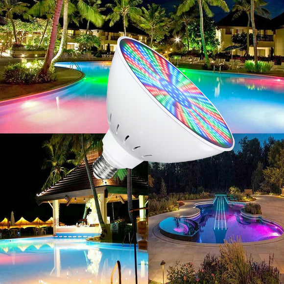E26 E27 12V 35W RGB PAR56 423LED Swimming Pool Light Colorful Change Light Bulb + Remote Control