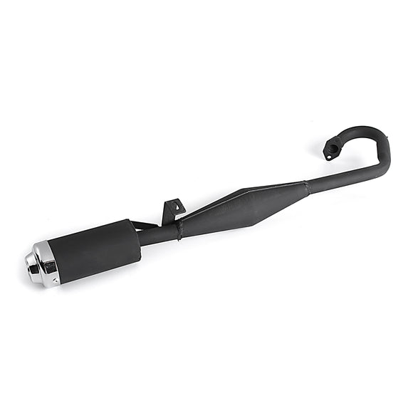 Black Muffler Exhaust Pipe For 47cc 49cc Mini Quad Dirt Monkey Pocket Bike