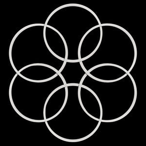White Seal Rubber O-Ring Gaskets Replacement For Magic Bullet Blender