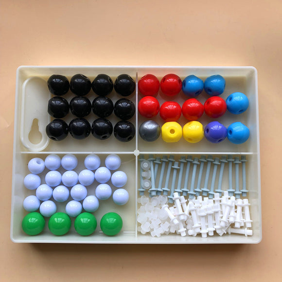 125Pcs Organic Chemistry Molecular Structure Medical Model Kit General & Organic Molecule Atom Bonds Student Set