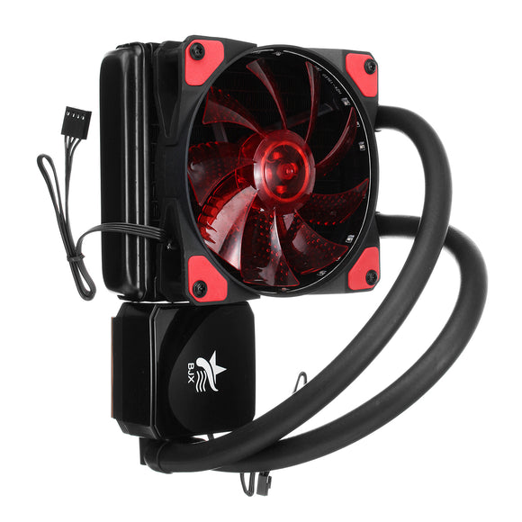 Liquid CPU Cooler Water Cooling System Radiator Single Fan For INTER AMD