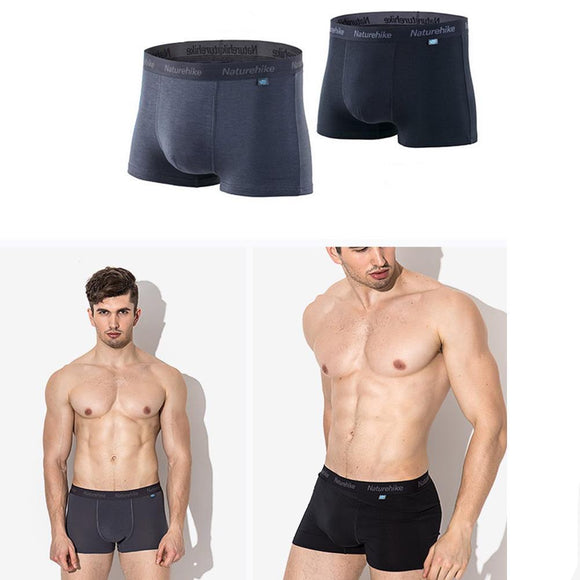 NATUREHIKE CoolMAX Mens Sports Shorts Underwear Antibacterial Underpants Quick Drying Breathable