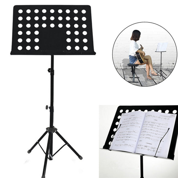 Metal Adjustable Music Stand Music Score Foldable Holder 80-165CM