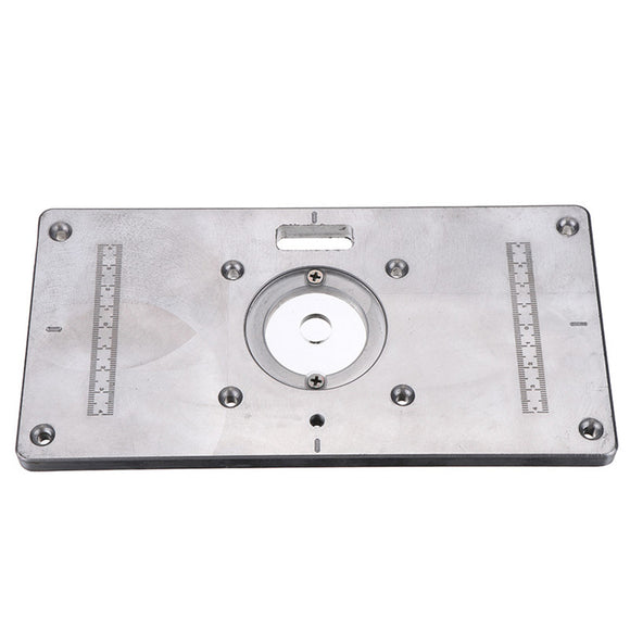 235mmx118mm Aluminum Router Table Insert Plate For Woodworking Engraving Machine