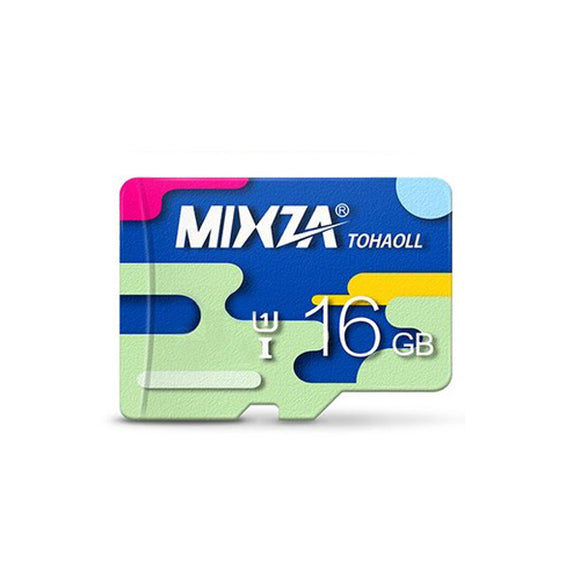 Mixza Colorful Edition 16GB U1 Class 10 TF Micro Memory Card for Digital Camera TV Box MP3 Smartphone