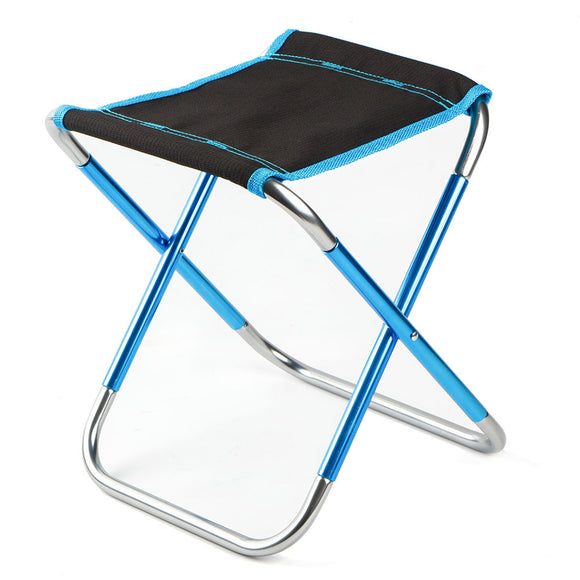 Outdoor Portable Folding Chair Aluminum Seat Stool Picnic BBQ Beach Chair Max Load 100kg