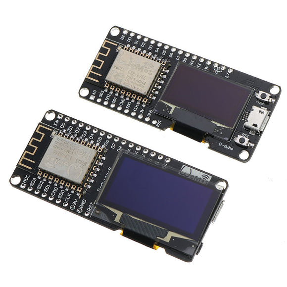 Wemos NODEMCU ESP8266 12F WiFi 1.3/0.96 Inch OLED Board+Bottom Plate