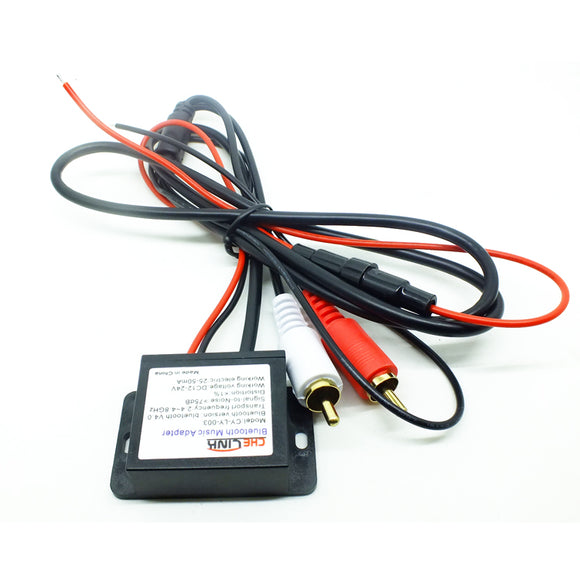 1 Metre Singply Car Bluetooth Retrofit 2RCA Adapter AUX Connection Car Speaker Modifications