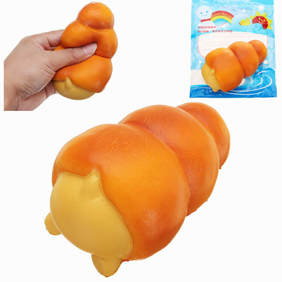 13cm Squishy Charm Caterpillar Bread Slow Rising Collection Gift Toy With Original Package
